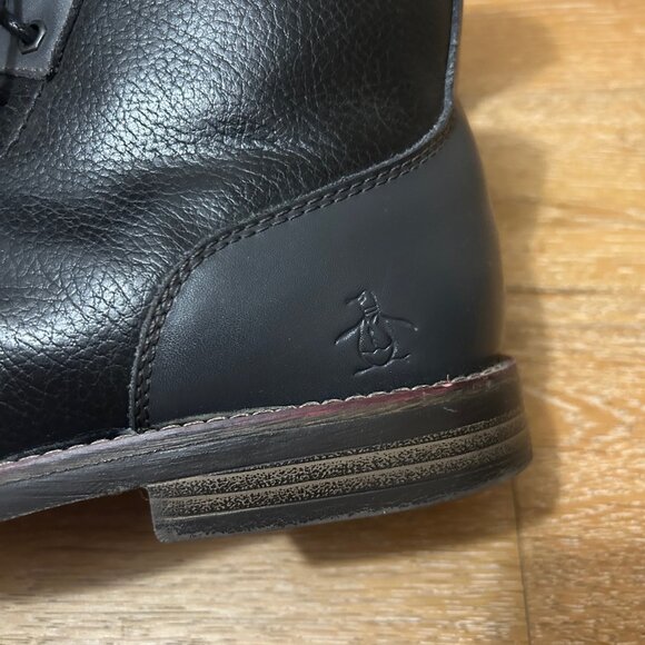 Original Penguin Men's Neil Boots Black Size 11 Shoes - Picture 7 of 8
